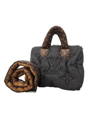 Louis Vuitton Handbag LV Pillow Speedy Bandouliere 25 Black Brown 2-Way Bag